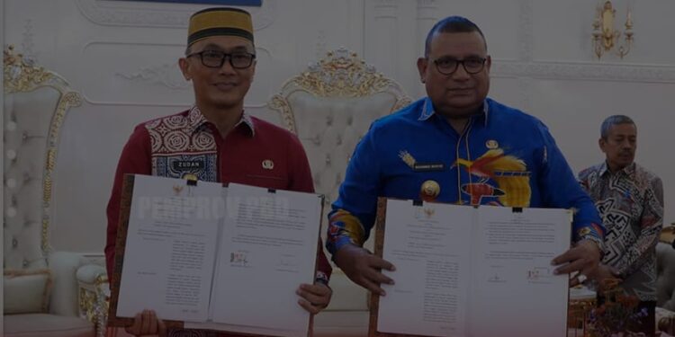 Pemprov PBD-Pemprov Sulsel Teken MoU di Bidang Pembangunan Daerah
