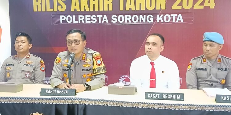 2024, Pelanggaran Anggota Menurun, Kapolresta Sorong Kota : Anggota Semakin Sadar, Sudah Insaf