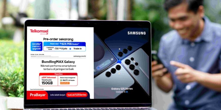 Telkomsel Luncurkan Paket BundlingMAX Samsung Galaxy S25 plus Paket Data 150 GB, Bonus eSIM