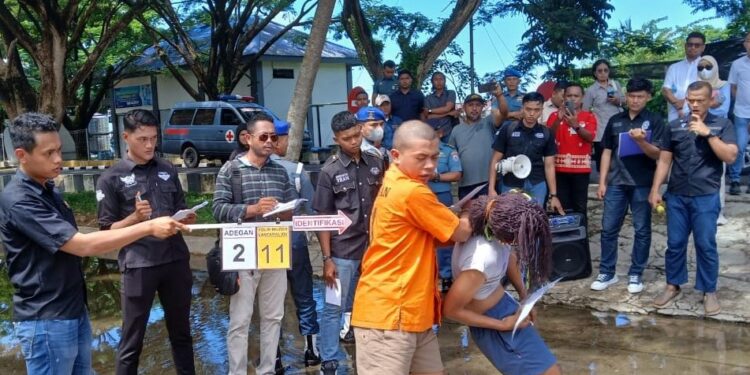 Peragakan 24 Adegan, Motif Tersangka Habisi Nyawa Korban Berubah-Ubah