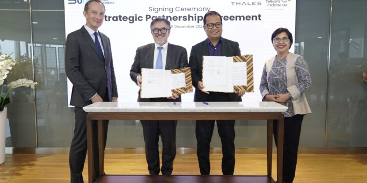 Hadirkan Solusi Keamanan Digital, Telkom-Thales Jalin Kemitraan Strategis