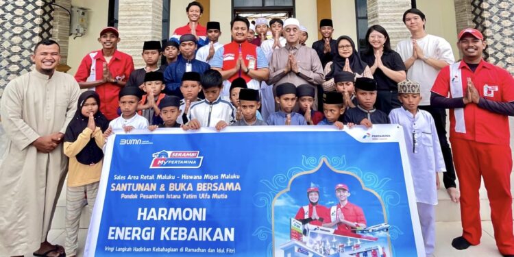 Pertamina – Hiswana Migas Berikan Santunan Anak Yatim & Berbagi Paket Takjil Gratis