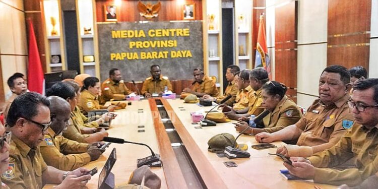 Gubernur PBD Pimpin Rapat Perdana Bersama Pimpinan OPD