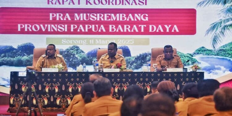Pimpin Rakor Pra Musrenbang, Gubernur PBD: Pembangunan Daerah Harus Ada Komitmen Bersama