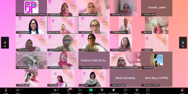 Perkuat Peran Advokasi Jurnalis Perempuan, Pengurus Pusat FJPI 2025-2028 Dikukuhkan