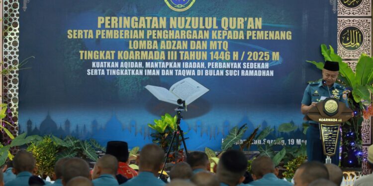 Koarmada III Peringati Nuzulul Quran: Perkuat Akidah dan Iman di Bulan Suci