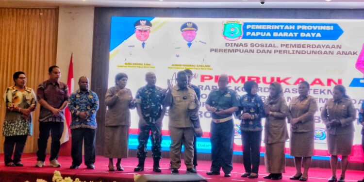 Dinsos PBD Gelar Rakortek Sosial dan PPPA, Gubernur:Perlindungan Perempuan & Anak Wajib