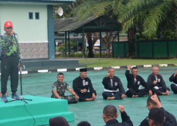 Danrem 181/PVT Sambut Hangat Latihan Bersama PSHT se-Kota dan Kabupaten Sorong