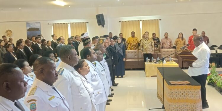 187 Pejabat Pemkab Sorong Dilantik