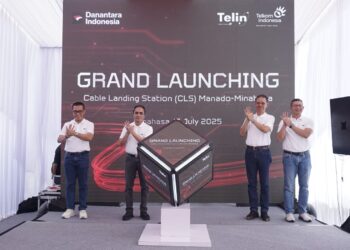 Perkuat Konektivitas Digital Indonesia Timur, Telin Resmikan Cable Landing Station di Minahasa