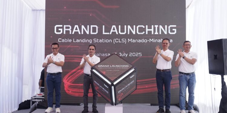 Perkuat Konektivitas Digital Indonesia Timur, Telin Resmikan Cable Landing Station di Minahasa