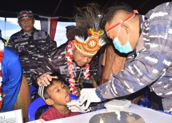 Rayakan HUT RI ke-80, Koarmada III dan Pemkab Sorong Beri Sentuhan Nyata untuk Masyarakat Papua Barat Daya