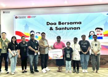 Semarak HUT Ke-80 RI, Pertamina Patra Niaga  Papua Maluku Gelar Doa Bersama dan Santunan Anak Yatim