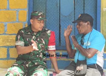 Dukung Keamanan Kota Sorong, Dandim 1802/ Sorong Silaturahmi Dengar Aspirasi Warga di Belakang Yohan