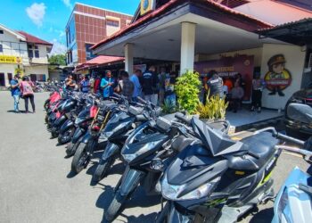 Bongkar Sindikat Curanmor, Polresta Sorong Kota Amankan Puluhan BB