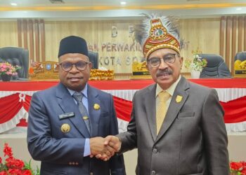 Ketua DPR Kota Sorong Dilantik, Wali Kota:Bergerak Cepat Wujudkan Kota Maju & Sejahtera