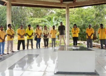 HUT Golkar ke-61, DPD Raja Ampat ke Makam Marcus Wanma