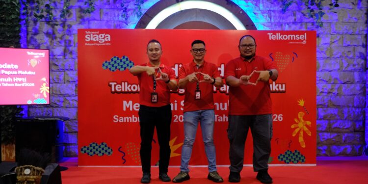 Selama Nataru, Telkomsel Perkuat Jaringan dan Layanan Pelanggan di Papua–Maluku
