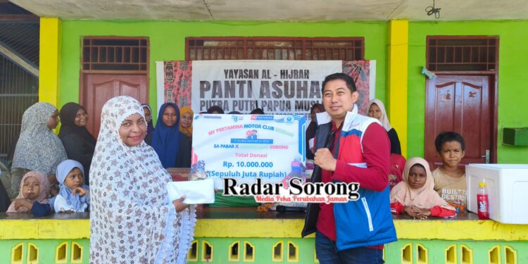 HUT ke-68 Pertamina, MyPertamina Motor Club & Hiswana Migas Touring Sambil Salurkan Bantuan ke 2 Panti Asuhan