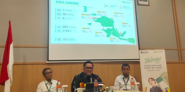 Tabungan Emas dan Gadai, Dorong Lonjakan Kinerja Pegadaian Area Sorong 2025