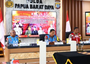 30 Casis Bintara Brimob Polri Lulus Pantukhir di Polda Papua Barat Daya