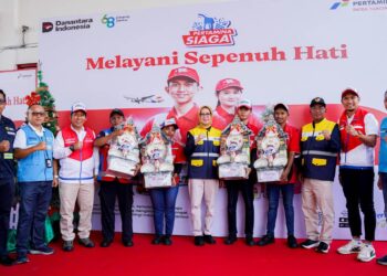 Pertamina Patra Niaga Pamalu Bersama Ketua Posko Satgas Nataru ESDM Cek Kehandalan Suplai