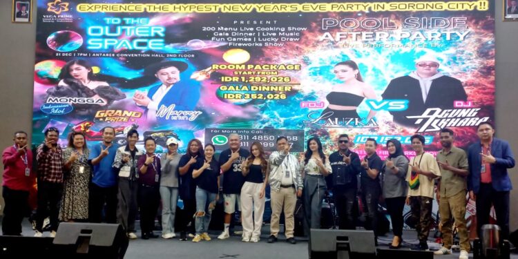 Malam Tahun Baru di Vega Prime Hotel akan Dimeriahkan Artis Mongga Idol dan Marvey Kaya