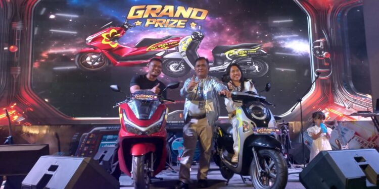 Di Vega Prime Hotel, Rendra Samosir Raih Honda PCX, Flaura Boyong Honda Scoopy