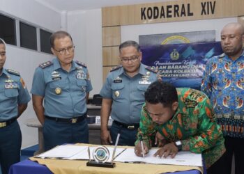 Kodaeral XIV  Laksanakan Penandatanganan Kontrak Secara Kolektif