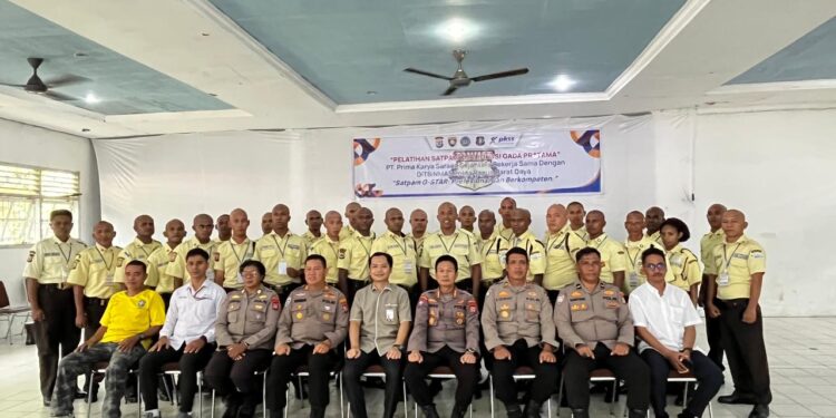 Dirbinmas Polda PBD Dorong Satpam Profesional Lewat Pelatihan Gada Pratama