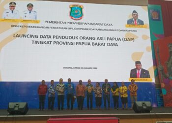 Pemprov Launching Data OAP, Jadi Variabel Pengelolaan Dana Otsus Papua Barat Daya