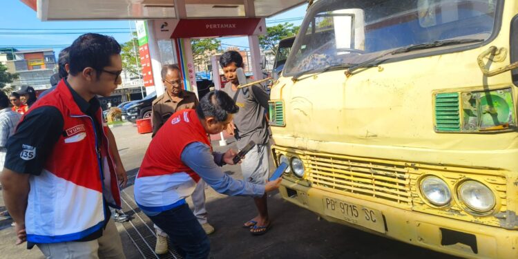 Pertamina Lakukan Sidak Lintas Sektoral di 3 SPBU, 8 Kendaraan Diamankan, Tangki Modifikasi hingga Plat Palsu