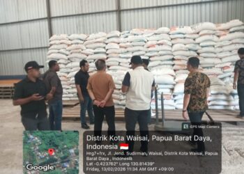 Satgas SABER ‘Sidak’ Harga Bapok di Pasar Kabupaten Raja Ampat