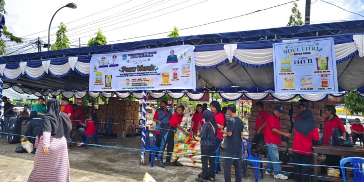 Jaga Stabilitas Harga, Pemkot Sorong Gelar Pasar Murah