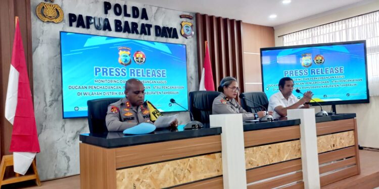 60 Personel Brimob ‘Diterjunkan’ ke Tambrauw, Kompol Jenny:Kedua Korban Bukan Anggota Intelijen