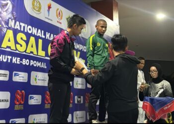 Dua Atlet Kodaeral XIV Sorong Raih Prestasi Pada Kejurnas Karate Kasal Cup V
