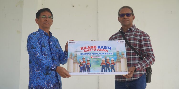 Pertamina Patra Niaga Kilang Kasim Tanamkan Semangat Generasi Muda di SMA 3 Kota Sorong