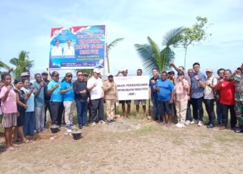 KKP Bangun Kampung Nelayan Merah Putih di Boswesen, Wali Kota :  Wujud Perhatian Pemerintan kepada Nelayan
