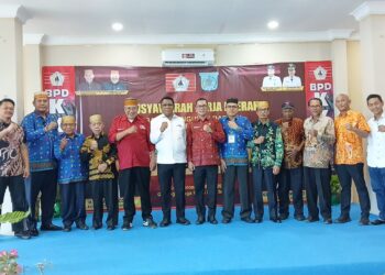 Gelar Mukerda, BPD KKSS Kota Sorong Launching Aplikasi Data