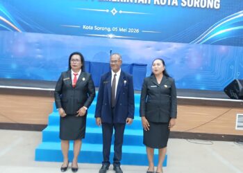 Wali Kota Sorong Lantik 3 Pejabat Eselon II