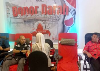 Sambut HUT ke-4, Aimas Hotel Gelar Donor Darah