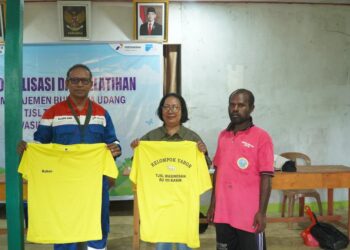 Pertamina Patra Niaga RU VII Kasim Gelar Pelatihan Budidaya Udang Vaname