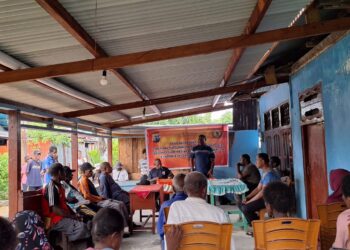 Jaga Kamtibmas, Direktorat Intelkam Polda PBD-Warga Kokoda Silaturahmi