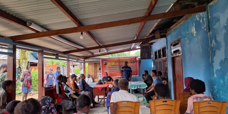 Jaga Kamtibmas, Direktorat Intelkam Polda PBD-Warga Kokoda Silaturahmi
