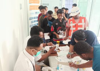 Wujudkan Lingkungan Kerja Bersih Narkoba, TPK Sorong Gandeng BNN Gelar Sosialiasi & Tes Narkoba