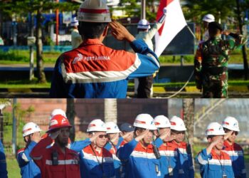 Pertamina Patra Niaga Kilang Kasim Gelar Upacara Hari Lahir Pancasila