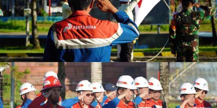 Pertamina Patra Niaga Kilang Kasim Gelar Upacara Hari Lahir Pancasila