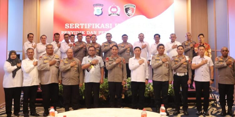 Kapolda Papua Barat Daya Buka Pelaksanaan Sertifikasi Penyidik dan Penyidik Pembantu Polri