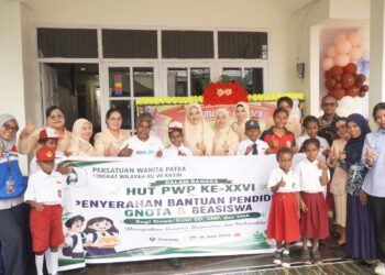 HUT ke-26, PWP RU VII Kasim Salurkan Beasiswa dan Program Orang Tua Asuh
