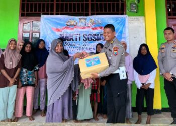 Sambut HUT Bhayangkara, Polda Papua Barat Daya Salurkan Bantuan Sembako ke Panti Asuhan dan Warga Kokoda